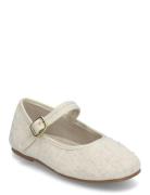 Round-Toe Ballet Flats With Buckle Ballerinat Beige Mango