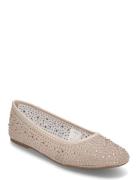 Shiny Effect Ballerinas Ballerinat Beige Mango