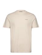 Dune Logo Ss Gots Tops T-shirts Short-sleeved Cream Gabba