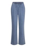 Srkeira Pant Bottoms Jeans Wide Blue Soft Rebels