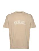 Nord T-Shirt Tops T-shirts Short-sleeved Beige Makia