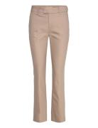 Mmellen Night Pant Bottoms Trousers Straight Leg Beige MOS MOSH
