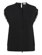 Lise - Matte Crepe Tops Blouses Sleeveless Black Day Birger Et Mikkels...