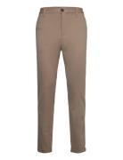 Superflex Pant Normal Length Bottoms Trousers Chinos Brown Lindbergh