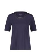 T-Shirt 1/2 Sleeve Tops T-shirts & Tops Short-sleeved Navy Gerry Weber