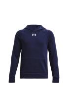 Ua Rival Fleece Hoodie Sport Sweat-shirts & Hoodies Hoodies Navy Under...