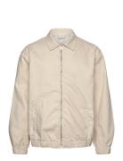 Zip Through Overshirt Ohut Takki Cream Lindbergh