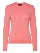 Organic Cotton Cable Knitted Sweater Tops Knitwear Jumpers  Lexington ...