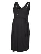 Mlevi Lia S/L Jrs Abk Dress 2F A. Noos Polvipituinen Mekko Black Mamal...