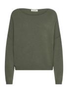 Damsville Tops Knitwear Jumpers Khaki Green American Vintage