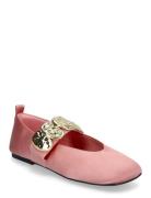 2293 Ballerina, Ergo St Strap Ba Ballerinat Pink STINE GOYA