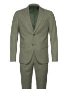 Structure Stretch Suit Puku Khaki Green Lindbergh