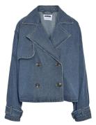 Nmarizona Short Trenchcoat Farkkutakki Denimtakki Blue NOISY MAY