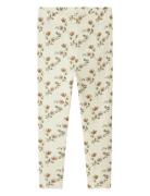 Nmfgavo Slim Legging Lil Bottoms Leggings Cream Lil'Atelier