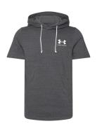 Ua Rival Terry Lc Ss Hd Tops Sweat-shirts & Hoodies Hoodies Grey Under...