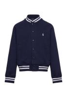 Fleece Baseball Jacket Ohut Takki Kuoritakki Navy Ralph Lauren Kids