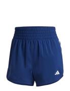 Pacer Wvn High Sport Shorts Sport Shorts Blue Adidas Performance