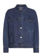 Ilbasz Denim Jacket Farkkutakki Denimtakki Navy Saint Tropez