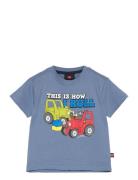 Lwtasi 200 - T-Shirt S/S Tops T-shirts Short-sleeved Blue LEGO Kidswea...