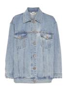 Crgigi Oz Denim Jacket Farkkutakki Denimtakki Blue Cream