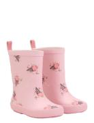 Wellies W. Aop Shoes Rubberboots High Rubberboots Pink CeLaVi