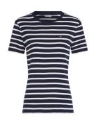 Slim Cody Boat-Nk 3/4Slv Tops T-shirts & Tops Long-sleeved Navy Tommy ...