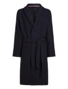 Waffle Bathrobe Aamutakki Kylpytakki Navy Tommy Hilfiger