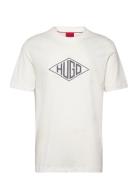 Dalendi Designers T-shirts Short-sleeved White HUGO