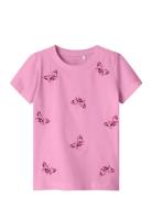 Nmfdenys Ss Top Tops T-shirts Short-sleeved Pink Name It