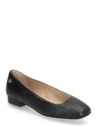 Emellie Nappa Leather Ballet Flat Ballerinat Black Lauren Ralph Lauren