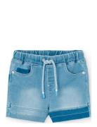 Knit Denim Bermuda Shorts Bottoms Shorts Blue Boboli