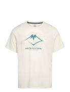 Fujitrail Logo Ss Top Sport T-shirts Short-sleeved Beige Asics