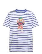 26/1 Yd Jersey-Ss Cn-Kn-Tsh Tops T-shirts Short-sleeved Blue Ralph Lau...