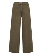 Mmvincent Rosemary Pant Bottoms Trousers Wide Leg Khaki Green MOS MOSH