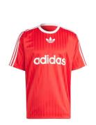 Adicolor Poly T Sport T-shirts Short-sleeved Red Adidas Originals