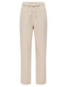 Osjlinus 0007 Cot Lin Pnt Noos Bottoms Trousers Beige ONLY & SONS
