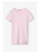 Plain Tee Ss Tops T-shirts Short-sleeved Pink MarMar Copenhagen