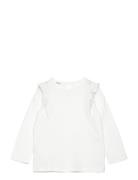 Long -Sleeved T-Shirt With Ruffles Tops T-shirts Long-sleeved T-shirts...