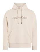 Textured Embroidery Logo Hoodie Tops Sweat-shirts & Hoodies Hoodies Cr...