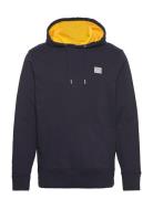 Contrast Sweat Hoodie Tops Sweat-shirts & Hoodies Hoodies Navy GANT