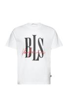 Signature T-Shirt Designers T-shirts Short-sleeved White BLS Hafnia