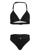 Triangle Bikini Set Bikinit Black Calvin Klein