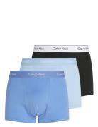 Relaxed Fit Trunk 3Pk Bokserit Blue Calvin Klein