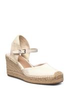 Robby Canvas & Jute Espadrille Korolliset Sandaalit Espadrillot White ...