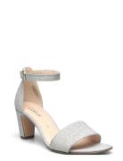 Ankle-Strap Sandal Korolliset Sandaalit Silver Gabor