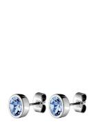 Nobles Ss Light Sapphire Accessories Jewellery Earrings Studs Blue Dyr...