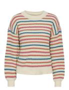 Yasboogie Ls Knit Pullover S. Tops Knitwear Jumpers Beige YAS