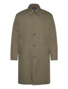 Repellent Twill Curtis Coat Trenssi Takki Green Mads Nørgaard