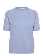 Srmarla Ss O-Neck Tops Knitwear Jumpers Blue Soft Rebels