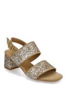 Sandals - Block Heels Korolliset Sandaalit Silver ANGULUS